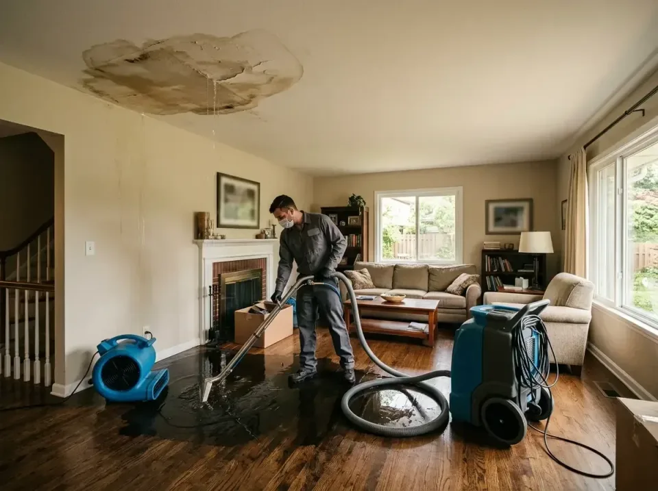 attic-pipe-burst-ceiling-drip-008 — frequently asked questions, Water Damage Restoration & Carpet Care in Rockmart, GA